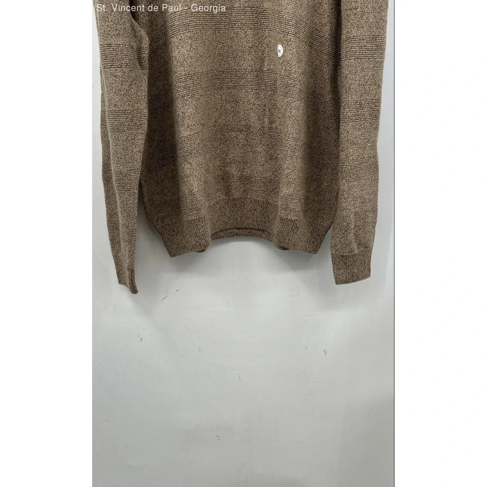 Chaps Tight Knit Sweater Men's Size XL Brown NWT Preppy Casual